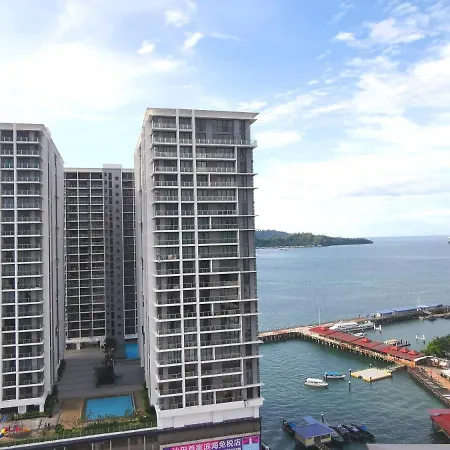 M Centro City Centre @ Gaya Street By Sunset Seaview Vacation Condos Kota Kinabalu Exterior photo