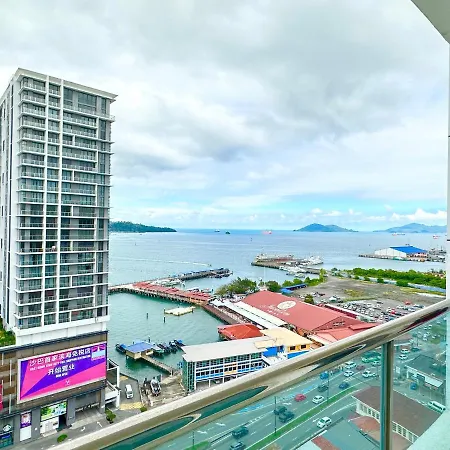 M Centro City Centre @ Gaya Street By Sunset Seaview Vacation Condos Kota Kinabalu Exterior photo