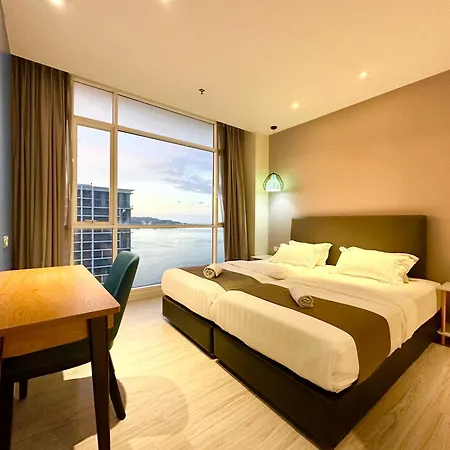 M Centro City Centre @ Gaya Street By Sunset Seaview Vacation Condos Kota Kinabalu Exterior photo